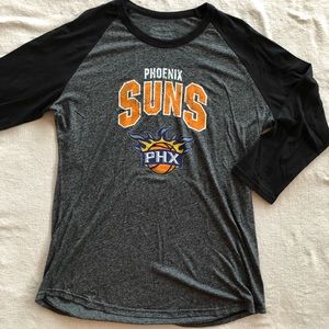 Phoenix Suns 3/4 sleeve Distressed Shirt